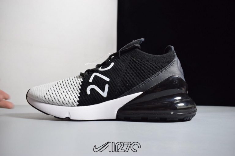 air max 270 flyknit black and white