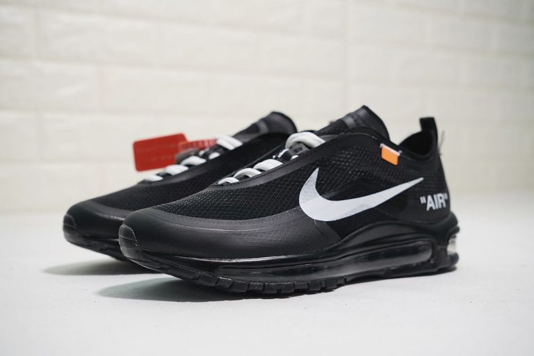 Off-White x Nike Air Max 97 OG Black Cone-Black-White 2018 For Sale