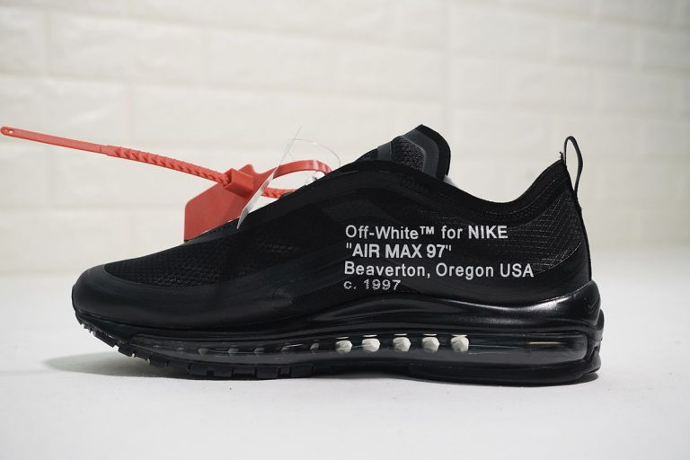 Off-White x Nike Air Max 97 OG Black Cone-Black-White 2018 For Sale