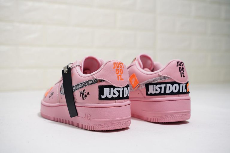 nike air force 1 just do it pink