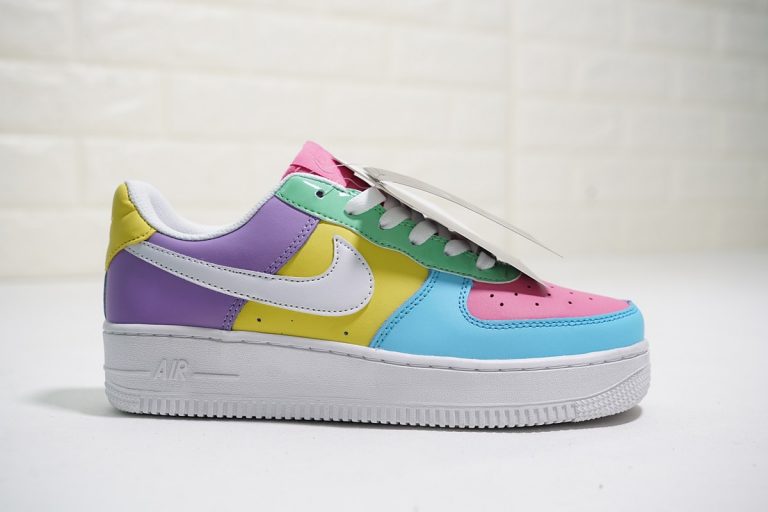 Mens Womens Nike Mens Air Force 1 '07 QS Turquoise - Pink