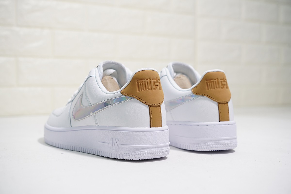 White Nike Air Force 1 AF1 low Nai Ke 'THE BUND'