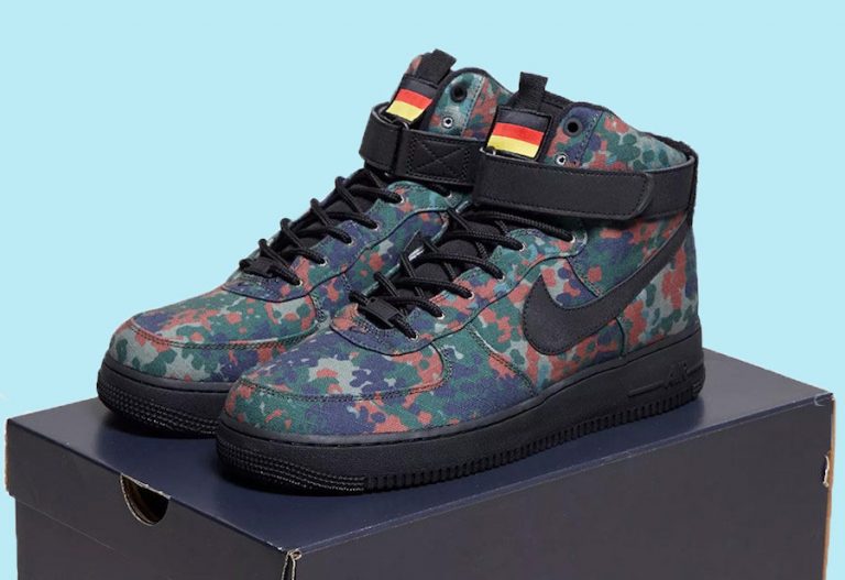 German flag Appears in Nike Air Force 1 High 