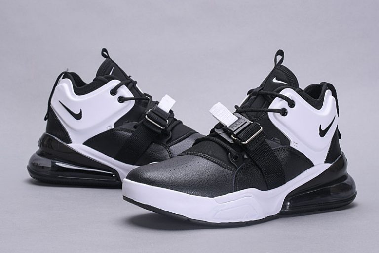 nike air force 270 black white