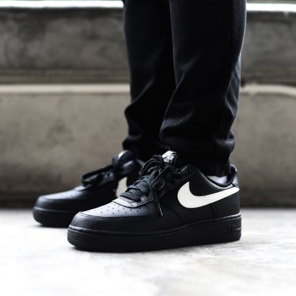 Air Force 1 Low 07 Black White Swoosh AA4083-001 For Sale