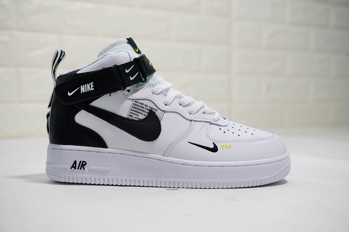 Nike Air Force 1 07 Mid Utility Pack White/Black Double Swoosh