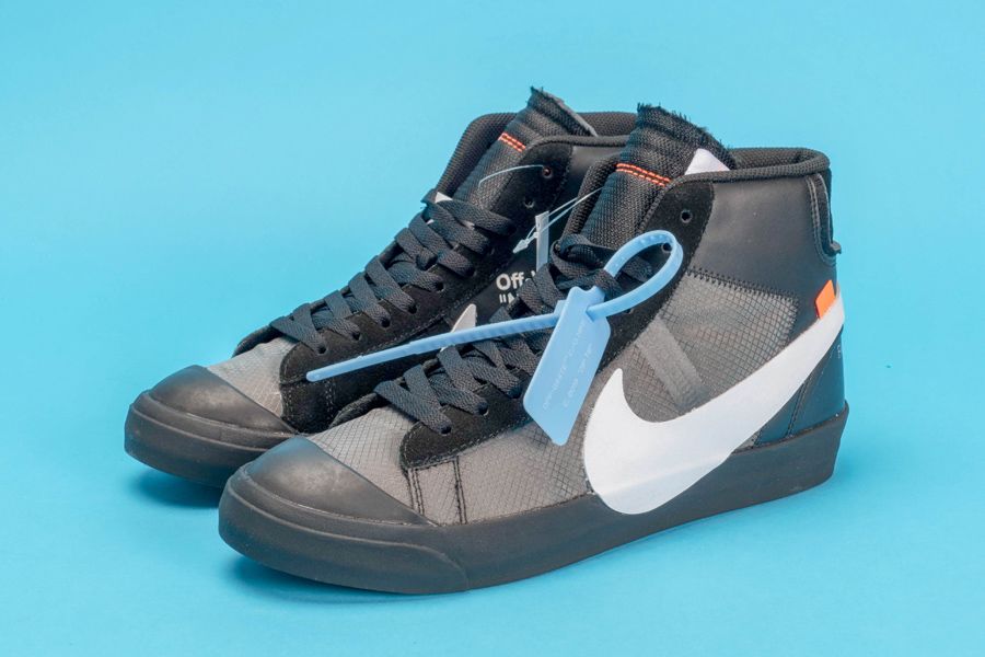 Buy Off White X Nike Blazer Mid Grim Reaper In Black