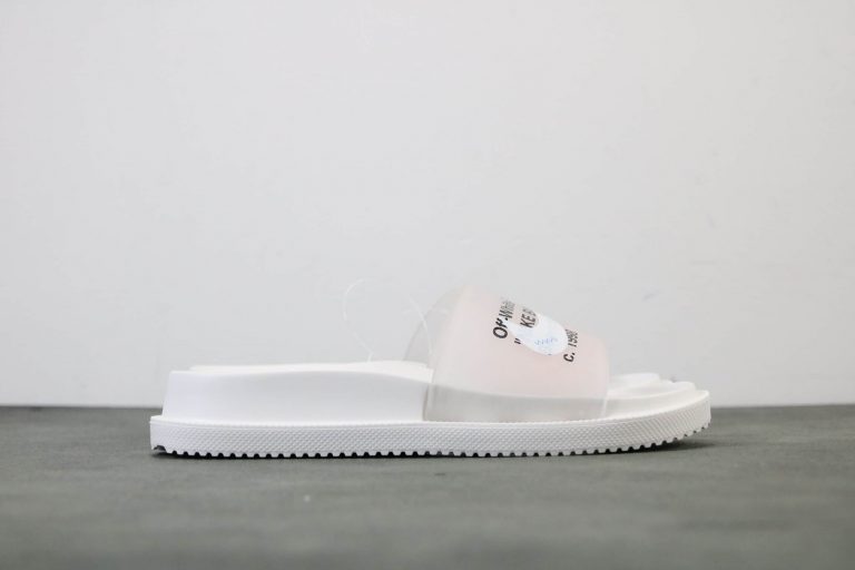 nike air off white sandals