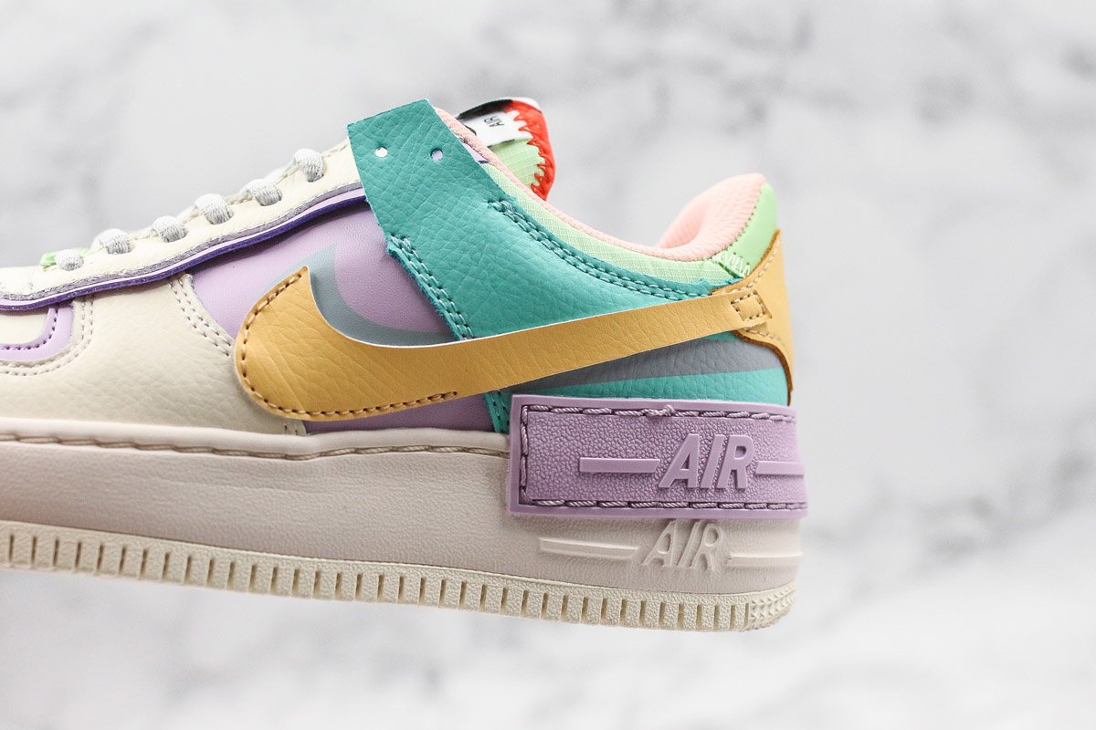 Nike Air Force 1 Shadow Pale Ivory/Celestial Gold-Tropical Twist