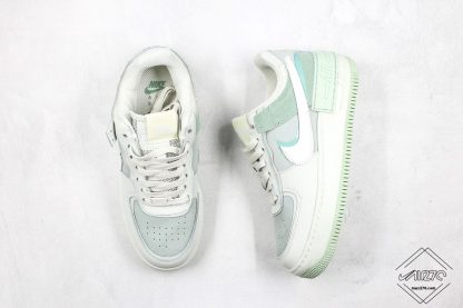 Nike Air Force 1 Shadow Pistachio Frost tongue