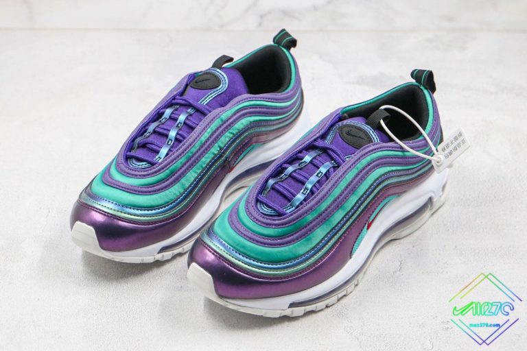 nike air max 97 purple and teal