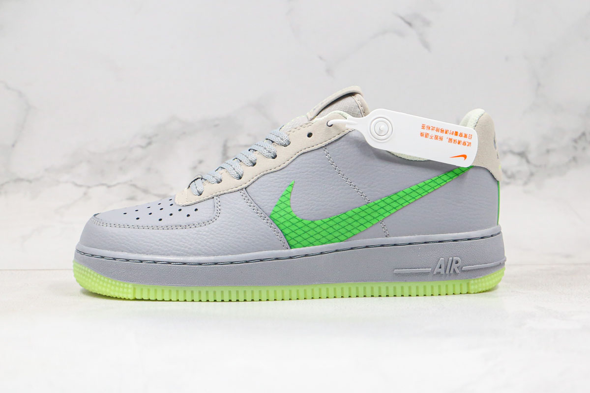 Nike Women's Air Force 1 Low Upstep Br Ghost Green / Ghost Green