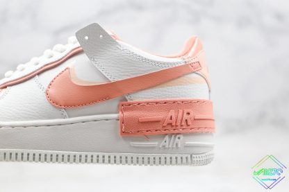 Coral Pink Nike Air Force 1 Shadow Summit White lateral