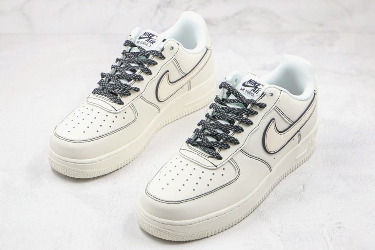 Air Force 1 Low Cream White Lines