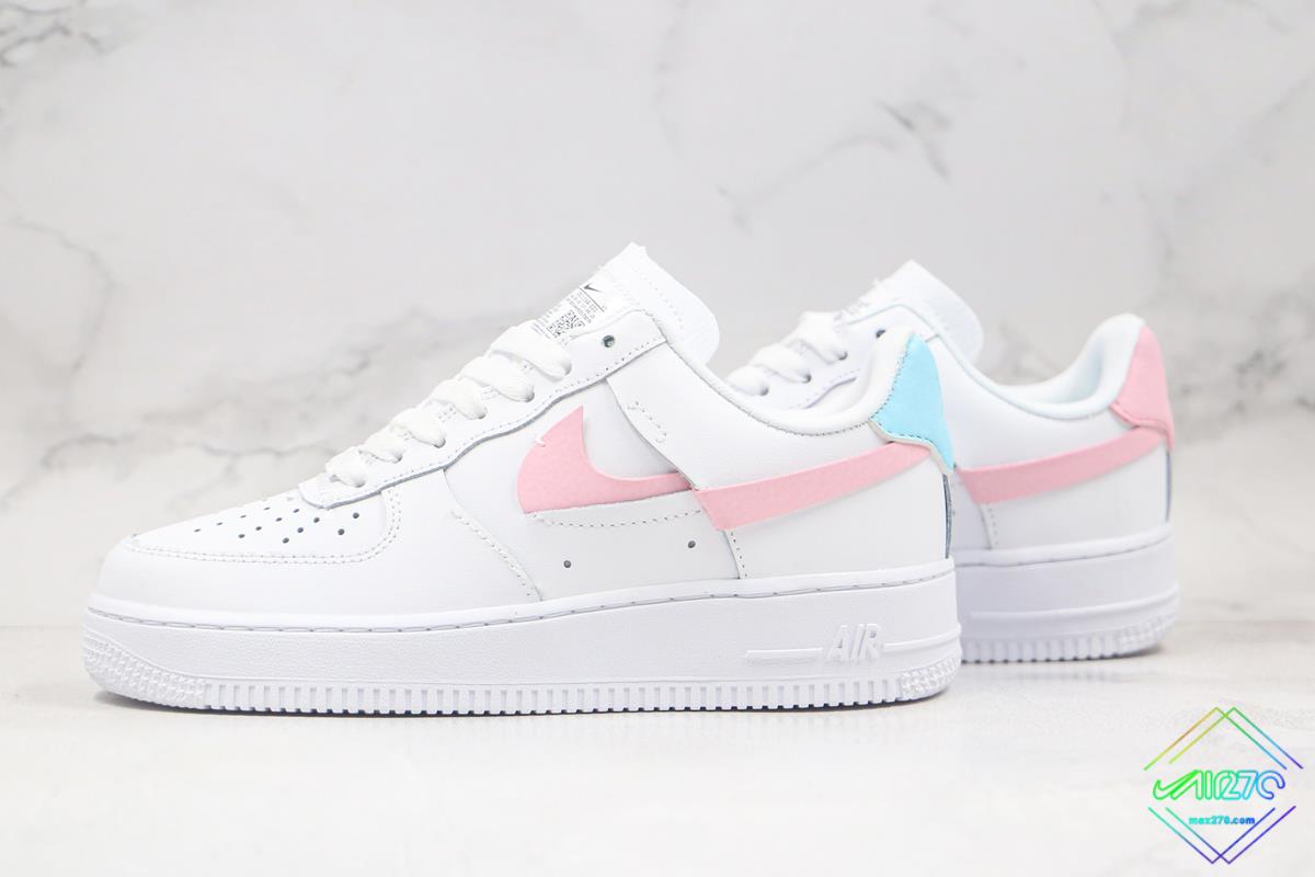 Nike Air Force 1 LXX White Pink Aqua Sneaker