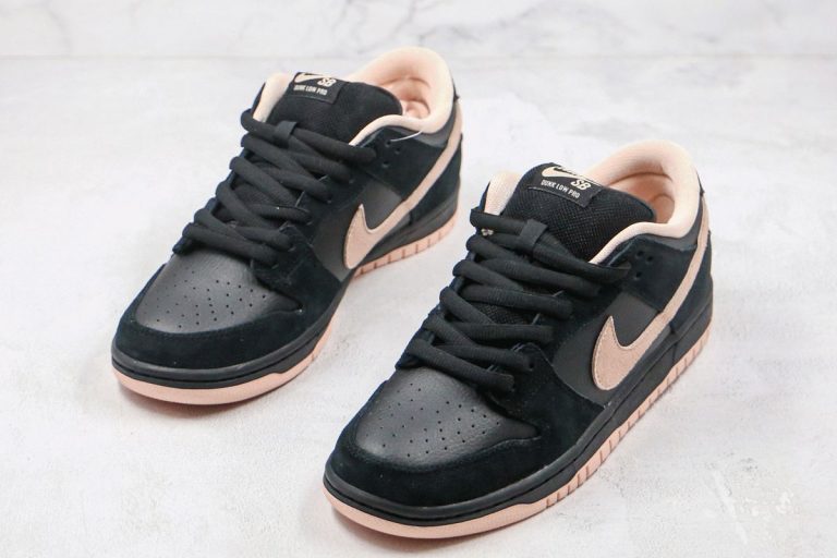 nike sb dunk low black washed coral