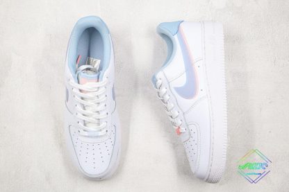 Air Force One Thread White Double Swoosh tongue