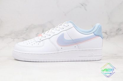 Nike Air Force One Thread White Double Swoosh