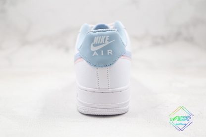 Nike Air Force One Thread White Double Swoosh Heel