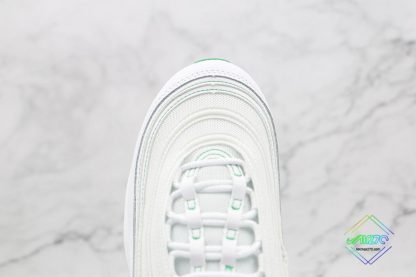 Nike Air Max 97 Green Stitching white toebox upper