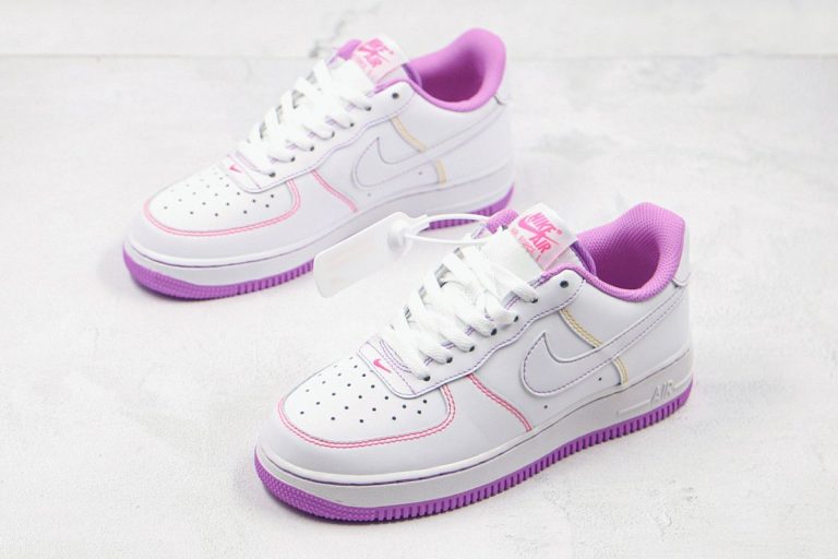 Air Force 1 Low GS Contrast Stitch Fuchsia Glow CW1575 110