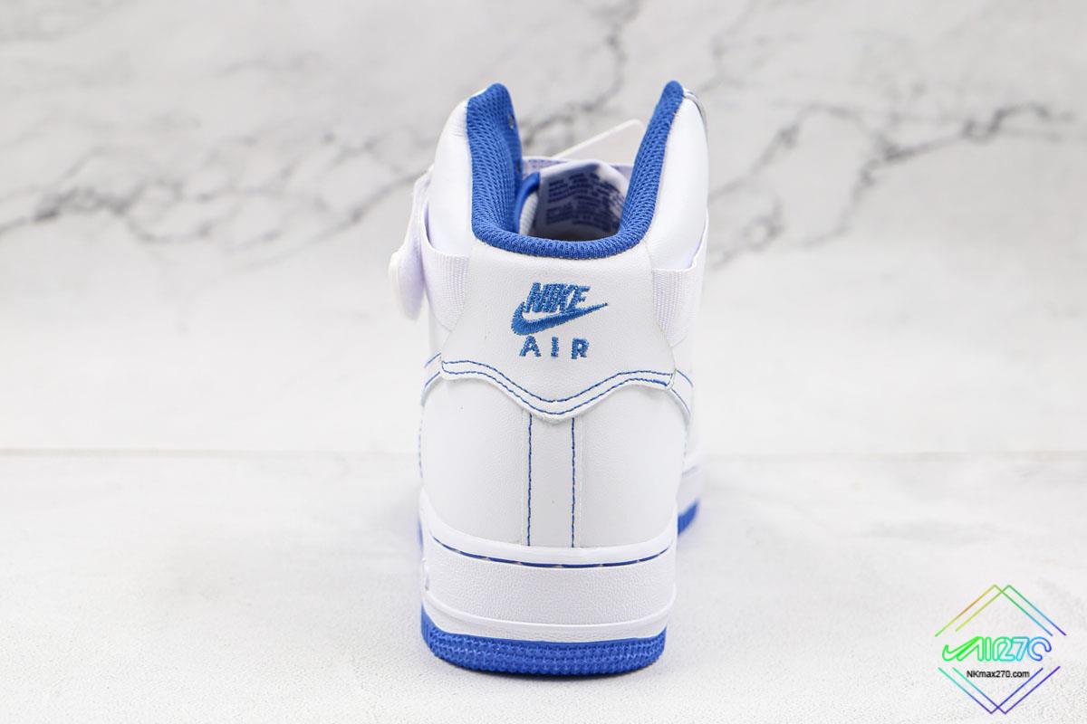 Nike Air Force 1 High Blue Stitching