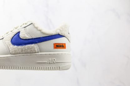 Sherpa Fleece Nike Air Force 1 Low Blue sneaker